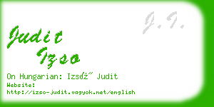 judit izso business card